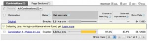 Boosting Sales Using Google's Website Optimizer